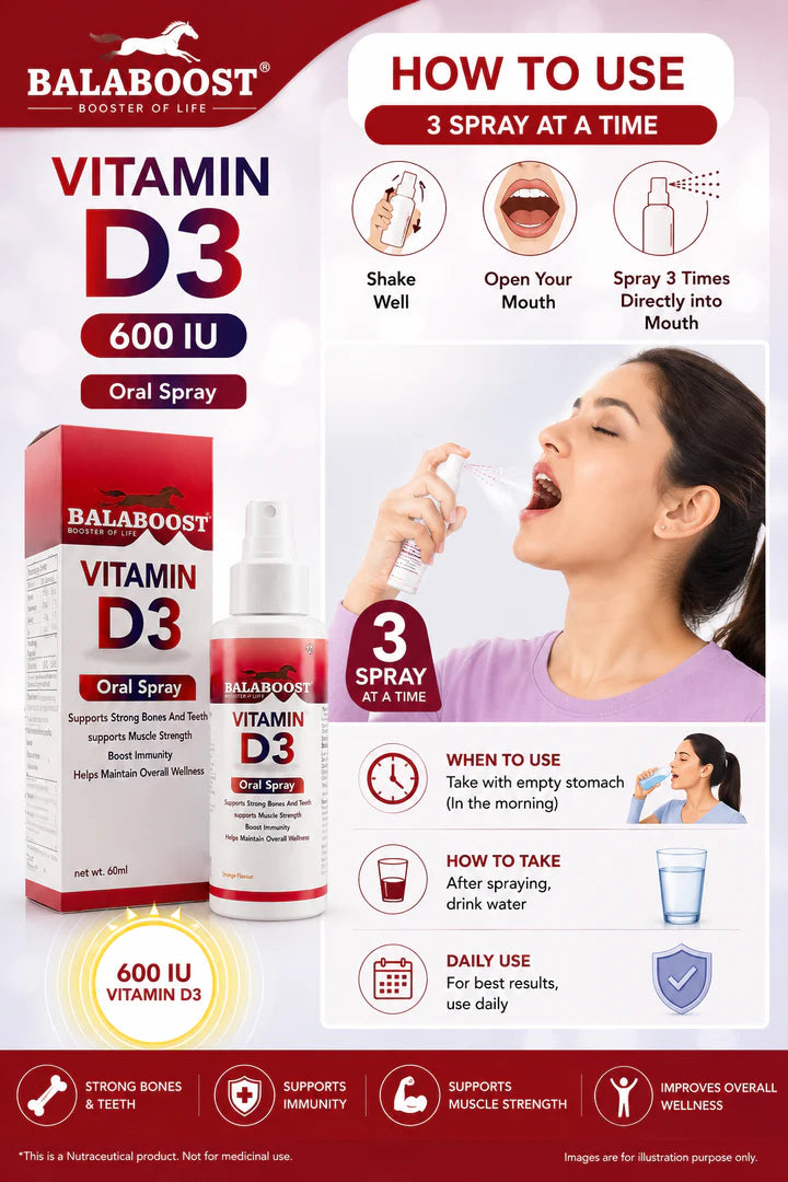 Balaboost-Vitamin D3 Oral Spray
